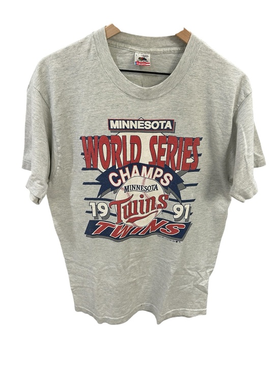 Fruit of the Loom Other - Vintage 1991 Minnesota Twins World Series Champs Single Stitch T-Shirt Size L